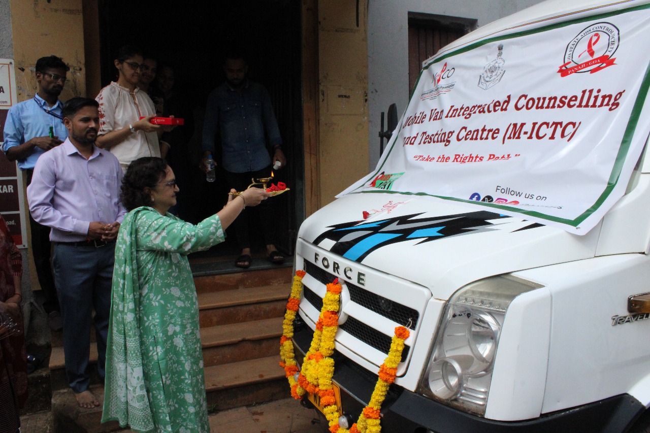 Flagging off the Mobile Integrated Counseling and Testing Centre Van