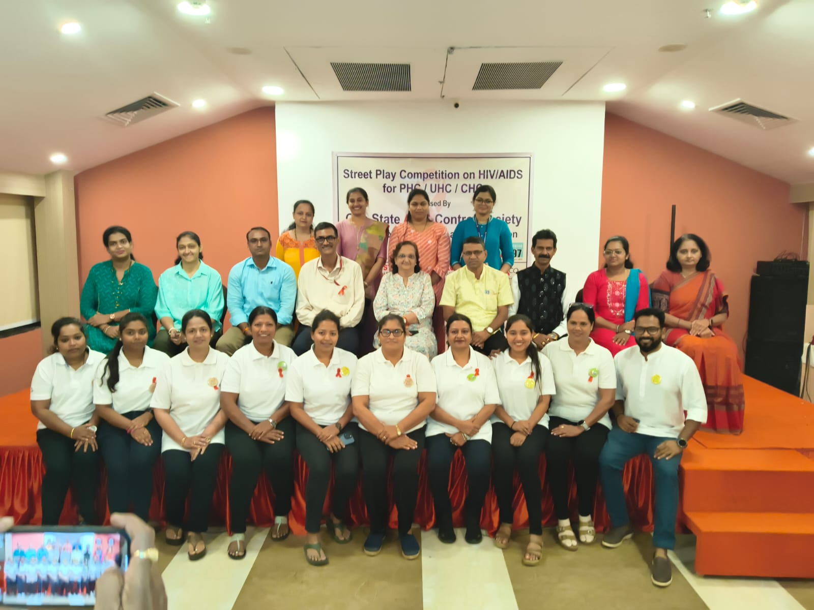 Street play competition for North Goa PHC UHCCHC on HIV AIDS banner2