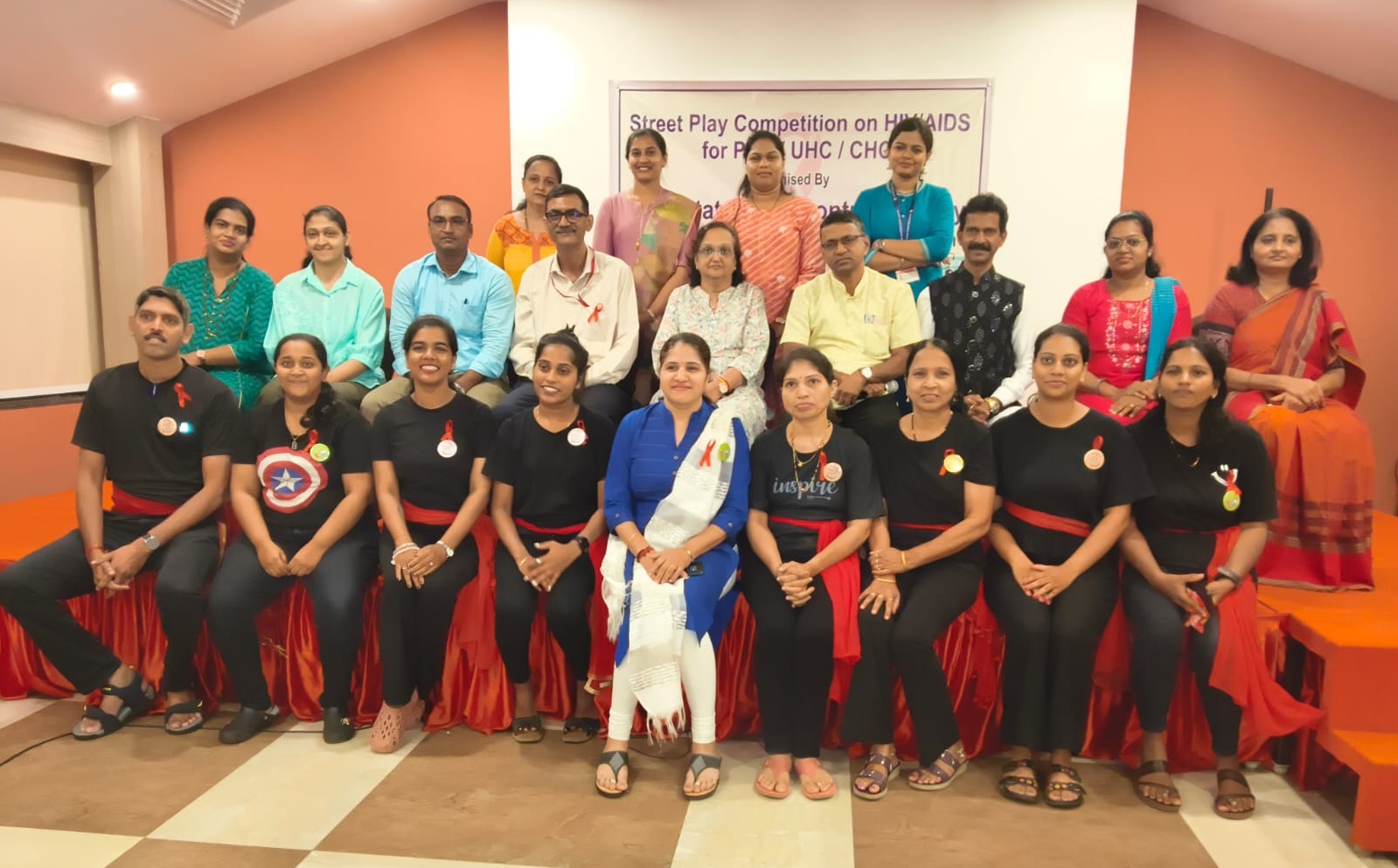 Street play competition for North Goa PHC UHCCHC on HIV AIDS banner 4
